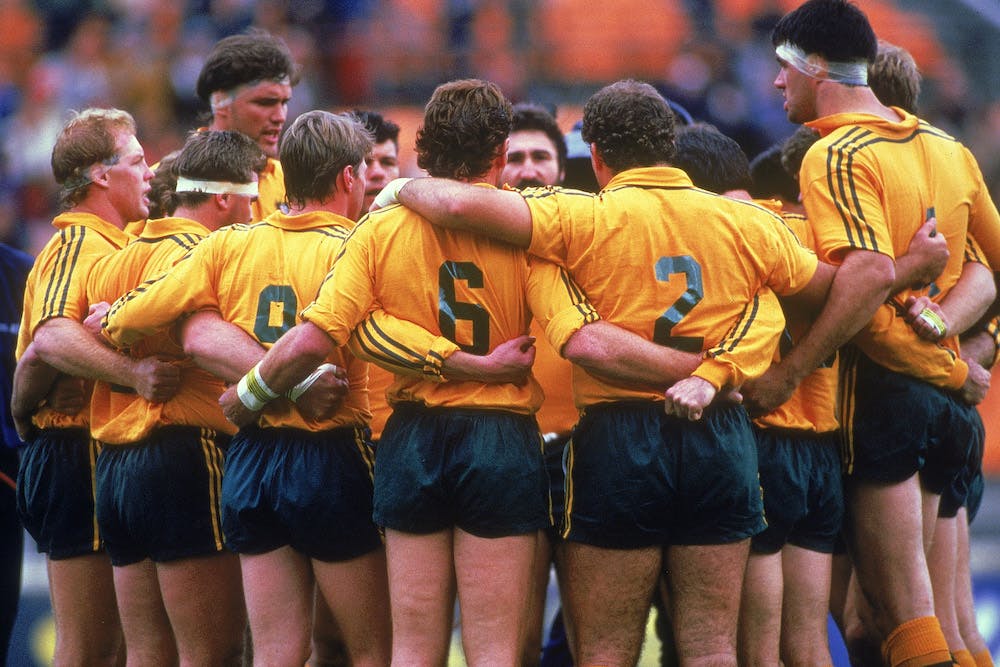 The 1987 Rugby World Cup team. Photo: Getty Images